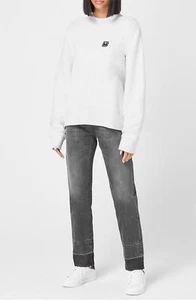 SUDADERA MUJER PALM ANGELS PALM TREE CON LOGOTIPO DE GRAN TAMAÑO PWBA030F21FLE0010801 - Imagen 1 de 5