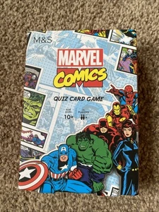 Marvel Comics Quiz Card Game by M & S 10+ Years - Picture 1 of 2