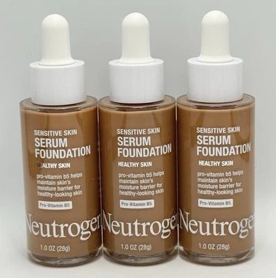Neutrogena Sensitive Skin Serum Foundation 1 oz. - Deep 01 - (3 Pack) - Image 1 of 2