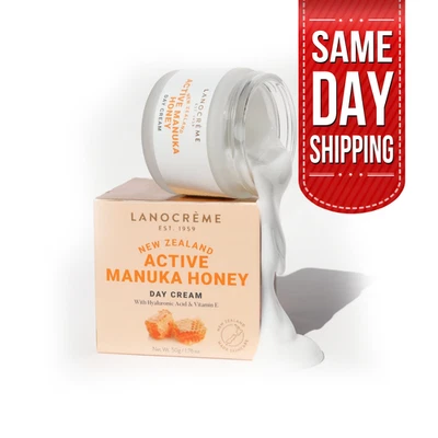 CREMA DE DÍA de miel de Manuka activa LANOCREME 1,76 oz Foto 1 de 3