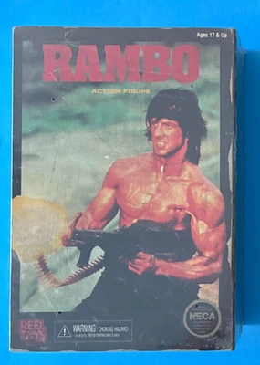 NECA RAMBO 8 BIT REEL TOYS VIDEO GAME FIGURE SEALED BOX - Image 1 of 2
