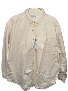 Neu mit Etikett Lands End langärmliges Damenhemd mit Knopfleiste und Kragen Canvas neutral khaki - Bild 1 von 7