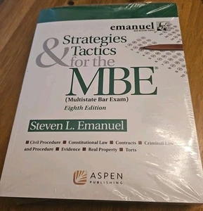 Strategies & Tactics for the MBE (Emanuel Bar Review) (Bar Review Series) 8th Ed - Imagen 1 de 6