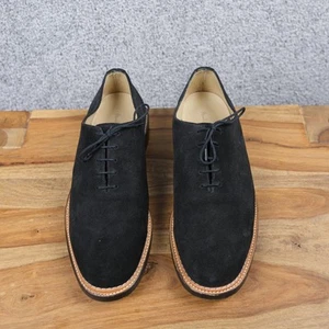 PAUL SMITH MEN'S BLACK SUEDE OXFORD size UK 9 / US 10 / 43 CASUAL SHOES ENGLAND - Picture 1 of 9