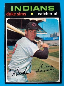 Topps Baseball 1971 #172 Duke Sims Cleveland Indians casi nuevo - Imagen 1 de 2