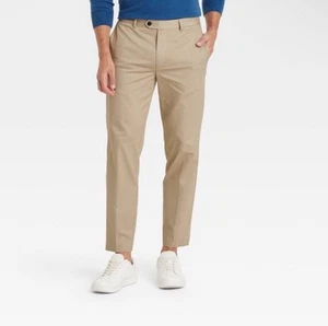 Goodfellow Mens Slim Fit Dress Trouser, Khaki, Size 30x30, NWT - Picture 1 of 5