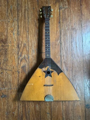 20 世纪 20 年代 Favilla Brothers 纽约 6 弦 Balalaika 戏剧和声音,非常罕见! — 第 1/4 张图片