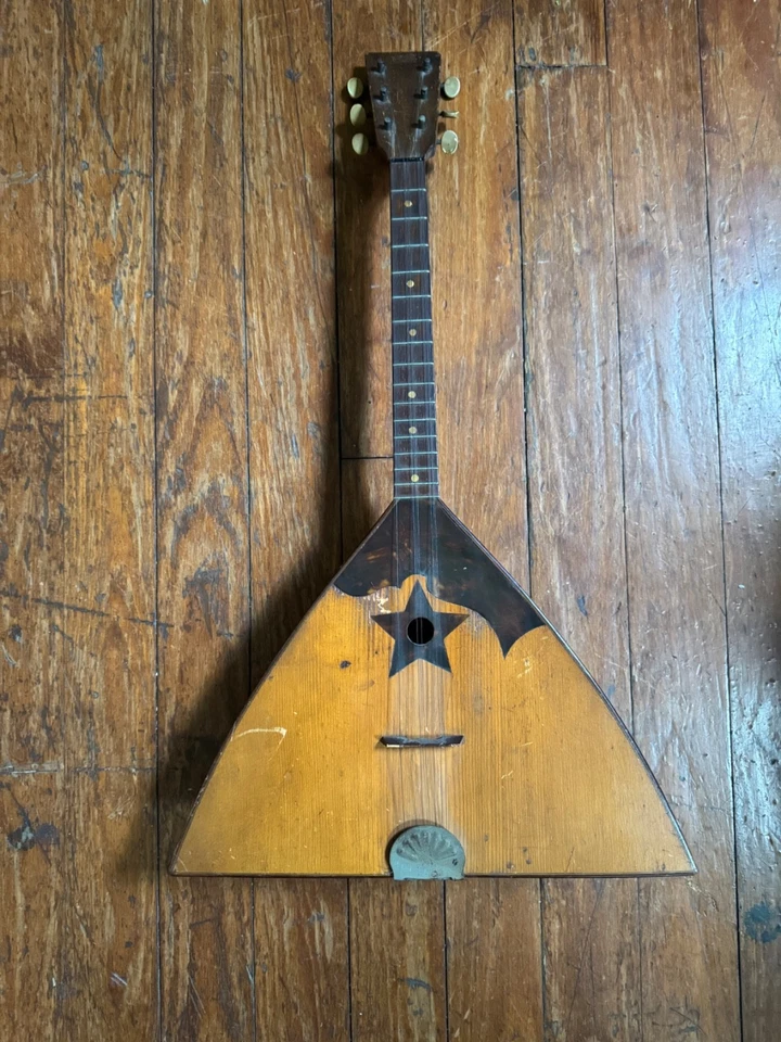 Favilla Brothers New York 1920 6 cuerdas Balalaika toca y suena, ¡muy raro! Foto 1 de 4