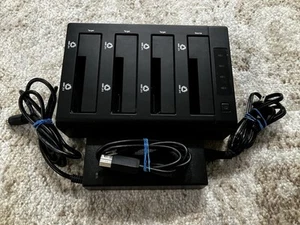 ORICO 4 Bay Hard Drive Docking Station SATA to USB 3.0 HDD Docking Station 64 TB - Photo 1/2