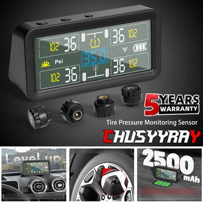 Car Wireless Solar TPMS LCD Tire Pressure Monitoring System for Toyota Solara - Изображение 1 из 4