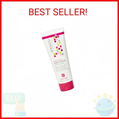 Успокаивающий лосьон для тела Andalou Naturals 1000 роз с какао + маслом ши, алоэ - Изображение 1 из 2