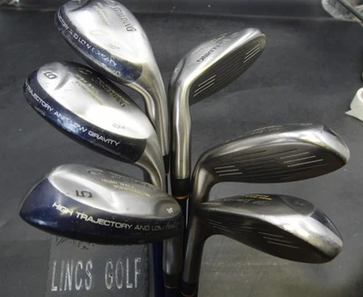 Set of 6 x Spalding High Ball Irons 5-PW Regular Graphite Shafts Spalding Grips - Image 1 of 4