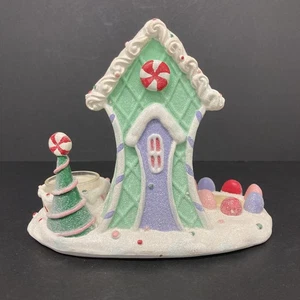 Yankee Candle Sugar Plum Village Candle Ornament Gingerbread House Festive *READ - Picture 1 of 13