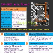For Large-scale Online Games X99-8MD3 DDR3 64G LGA2011-3Pin M.2 Port Genuine New