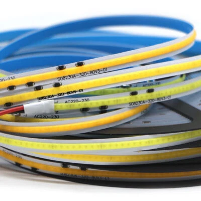 230V 220V AC COB led Strip Light 240led/m Flexible High Density Lliner tape lamp - Image 1 of 4