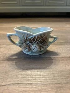 Vintage McCoy Pottery Sugar Bowl, Light Mint Green - Picture 1 of 7
