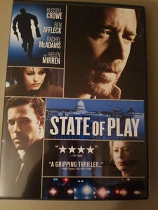 State of Play (DVD, 2009) Widescreen, Russell Crowe, Ben Affleck Rachel Macadam - Picture 1 of 3