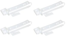 4 x Universal Integrated Fridge Freezer Door Mounting Bracket Fixing Slide Kit