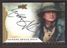 2019 CZX Super Heroes & Villains Auto #EBR-TC Eugene Brave Rock Chief 188/310
