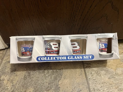 Dale Earnhardt Jr Officially License Collector Glass Set Cover