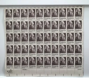 US Full Sheet Scott #1774 Albert Einstein 15 Cent (50) Stamps MNH Issued 1979 - Picture 1 of 4