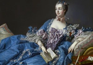 Madame de Pompadour 1750 Francois Boucher Print Poster Wall Art Picture A3 A4 A5 - Picture 1 of 6