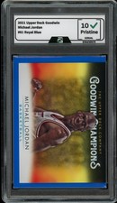 2021 Upper Deck Goodwin #61 Royal Blue  Michael Jordan GRADED 10 GEM MINT