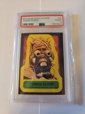 1977 Topps STAR WARS Sticker #10 Tusken Raider PSA 4 VG-EX