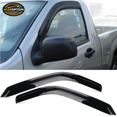 Fits 04-12 Chevy Colorado Standard Cab Window Visors Rain Sun Guard Vent 2Pc Set Foto 1 de 4