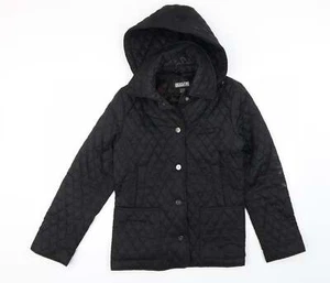 Canvas Womens Black Jacket Size 10 - Picture 1 of 12