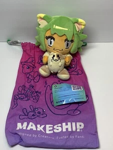 Makeship Lu Plush Randowis Youtube Illustrator Anime Furry, RARE Only 659 Made - Picture 1 of 7