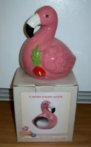 Flamingo Scrubby Halter Cracker Fass Neu im Karton mit Scrubby - Bild 1 von 6