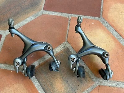 Vintage Shimano 600 Ultegra Tri-Color BR-6403 Brake Set F+R Dual Pivot Recessed - Image 1 of 4