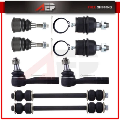 Kit de suspensión de rótula de extremo de varilla de amarre delantera de 8 piezas para Ford Explorer 2002-2005 Foto 1 de 4