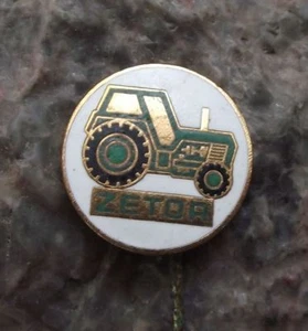 Antique Zetor Tractors Czech Agricultural Farming Machines Farm Pin Badge - Picture 1 of 2