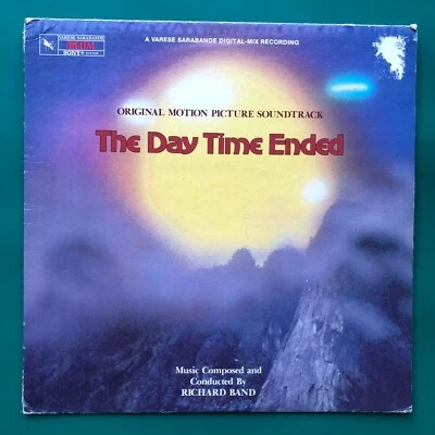 Richard Band THE DAY TIME ENDED Sci-Fi Film Soundtrack Score LP Varese USA PROMO - Image 1 of 4
