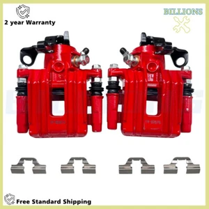 2Pcs For Volkswagen Jetta 00-05 08-09 Audi TT Rear Side Brake Caliper w/ Bracket - Picture 1 of 12