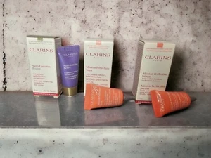 Clarins Paris 3 pc Bundle, Foaming Cleanser, Flash Balm, Sunscreen Day Cream - Picture 1 of 6