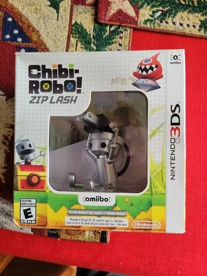 NEW SEALED Chibi-Robo! Zip Lash Game + Amiibo Bundle DS - Image 1 of 4