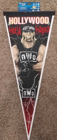 NWO Hollywood Hulk Hogan WCW WWF WWE Wrestling Pennant Flag Cover