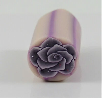 Полимерная глиняная трость, цветок розы от Jane Z ручной работы выберите цвета новый и необработанный Premo - Изображение 1 из 4