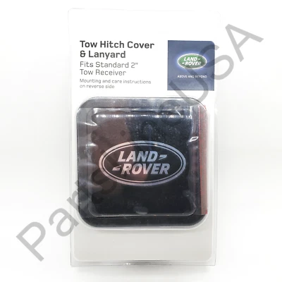 Genuine Land Rover Range 2 in Tow Hitch Plug Cover Lanyard Black Logo VPLWY0084 - Image 1 of 4