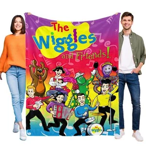 The Wiggles Blanket Throw 3D Print Super Soft Flannel Blanket Cozy Lightweight - Picture 1 of 11