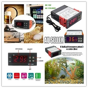 Digital Temperature Thermostat STC-1000 Controller 12V-220V Heating Cooling LCD - Picture 1 of 17