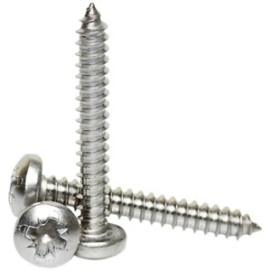 No 2 4 6 7 8 10 12 POZI PAN HEAD SELF TAPPERS A2 STAINLESS STEEL TAPPING SCREWS - Picture 1 of 1