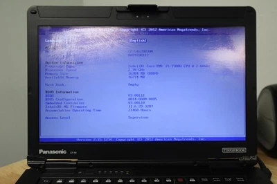 Ноутбук Panasonic CF-54 Intel i5 7-го поколения 16 ГБ RAM - без ОС - Изображение 1 из 4