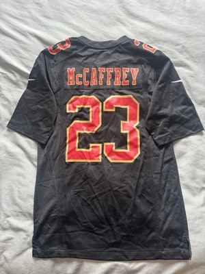 Nike Christian McCaffrey San Francisco 49ers Super Bowl Jersey - Image 1 of 4