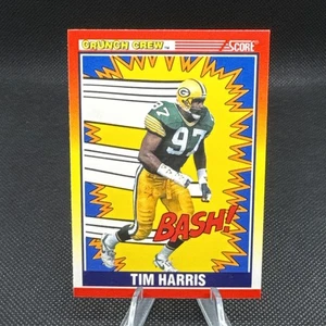 1990 Score Crunch Crew Tim Harris Taylor #555 Green Bay Packers casi nuevo-como nuevo - Imagen 1 de 2