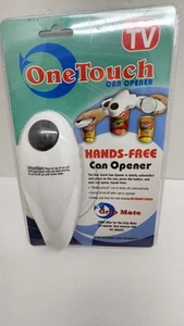 GRIP MATE ONE TOUCH CAN OPENER Hands Free As Seen On TV Safely Side Cuts NEW - Picture 1 of 6