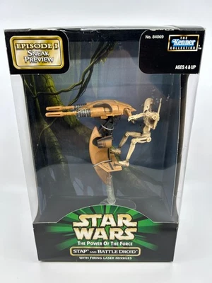 Star Wars Poder de la Fuerza POTF Vehículos Stap and Battle Droid Sneak Previe Foto 1 de 4